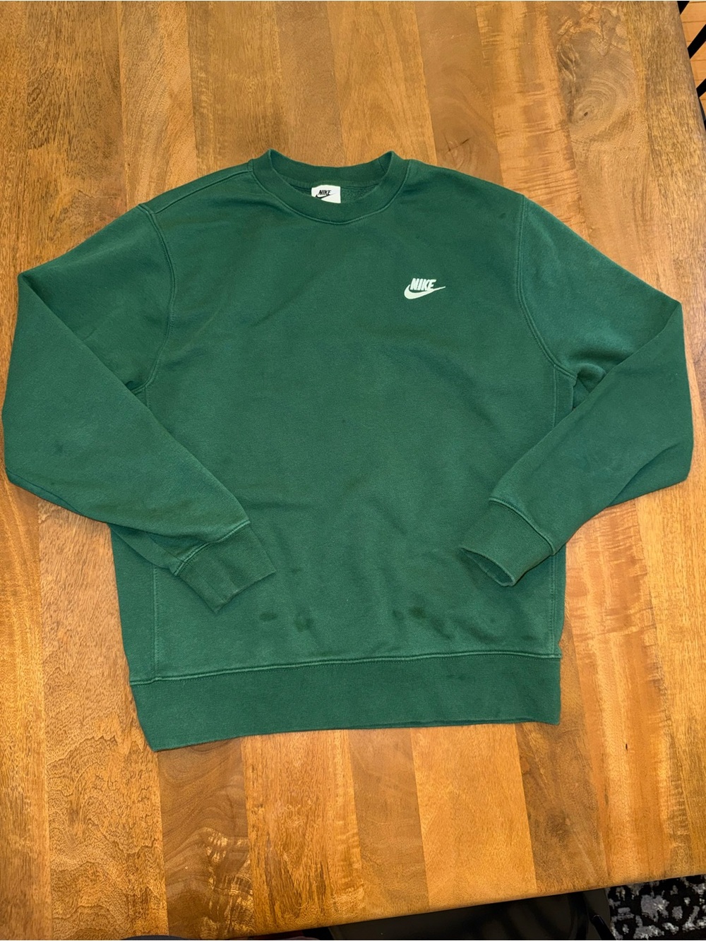 Nike Men's Forest Green Crewneck Sweatshirt